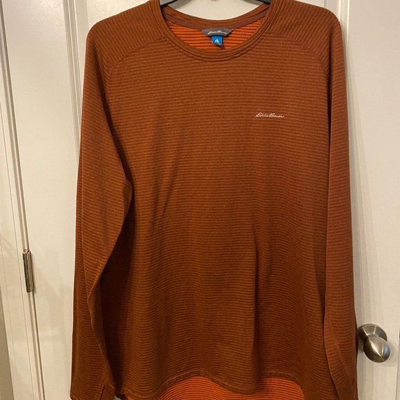 Eddie Bauer Long Sleeve Size Tall 3XL Thermal Henley - Picture 1 of 6